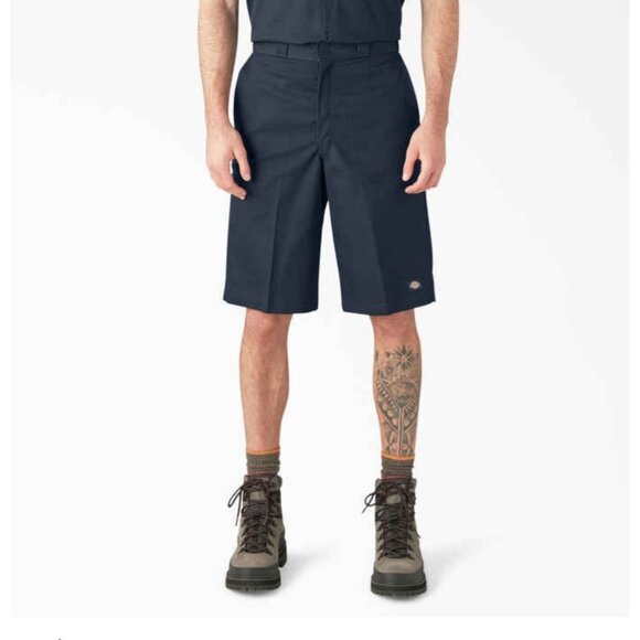 Dickies Twill Work Shorts Loose Fit 13" Inseam Size 36 (Dark Navy)- NEW - Picture 1 of 8